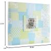 imageMCS Expandable 10Page Glitter Scrapbook Album with Photo Opening Cover and 12 x 12 Inch Pages 135 x 125 Inch Black DiamondBlue
