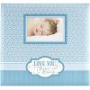 imageMCS Expandable 10Page Glitter Scrapbook Album with Photo Opening Cover and 12 x 12 Inch Pages 135 x 125 Inch Black DiamondBlue