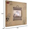 imageMCS Expandable 10Page Glitter Scrapbook Album with Photo Opening Cover and 12 x 12 Inch Pages 135 x 125 Inch Black DiamondBrown