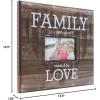 imageMCS Expandable 10Page Glitter Scrapbook Album with Photo Opening Cover and 12 x 12 Inch Pages 135 x 125 Inch Black DiamondBrown