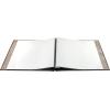imageMCS Expandable 10Page Glitter Scrapbook Album with Photo Opening Cover and 12 x 12 Inch Pages 135 x 125 Inch Black DiamondBrown