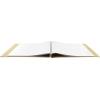imageMCS Expandable 10Page Glitter Scrapbook Album with Photo Opening Cover and 12 x 12 Inch Pages 135 x 125 Inch Black DiamondGold