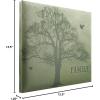 imageMCS Expandable 10Page Glitter Scrapbook Album with Photo Opening Cover and 12 x 12 Inch Pages 135 x 125 Inch Black DiamondGreen