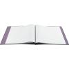 imageMCS Expandable 10Page Glitter Scrapbook Album with Photo Opening Cover and 12 x 12 Inch Pages 135 x 125 Inch Black DiamondPurple