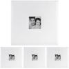 imageMCS Expandable 10Page Glitter Scrapbook Album with Photo Opening Cover and 12 x 12 Inch Pages 135 x 125 Inch Black DiamondWhite