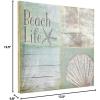 imageMCS Expandable 10Page Scrapbook Album with 12 x 12 Inch Pages 135 x 125 Inch Beach Life