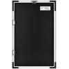 imageMCS Framatic Fineline Aluminum Frame Black 8 x 10 in 4 pkWhite