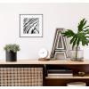 imageMCS Framatic Fineline Aluminum Frame Black 8 x 10 in matted to 5 x 7 in 4 pkBlack