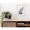 imageMCS Framatic Fineline Aluminum Frame Black 8 x 10 in matted to 5 x 7 in 4 pkBlack