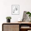 imageMCS Framatic Fineline Aluminum Frame Black 8 x 10 in matted to 5 x 7 in 4 pkBlack