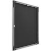 imageMCS Framatic Fineline Aluminum Frame Black 8 x 10 in matted to 5 x 7 in 4 pkSilver