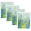 imageMCS Framatic Fineline Aluminum Frame Black 8 x 10 in matted to 5 x 7 in 4 pkWhite