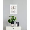 imageMCS Framatic Fineline Aluminum Frame Black 8 x 10 in matted to 5 x 7 in 4 pkWhite