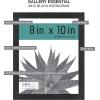 imageMCS Gallery Essential Frame Black Woodgrain 8 x 10 in 6 pkBlack Woodgrain