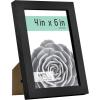 imageMCS Gallery Essential Frame Black Woodgrain 8 x 10 in 6 pkBlack Woodgrain