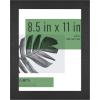imageMCS Gallery Essential Frame Black Woodgrain 8 x 10 in 6 pkBlack Woodgrain