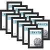 imageMCS Gallery Essential Frame Black Woodgrain 8 x 10 in 6 pkBlack Woodgrain