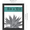 imageMCS Gallery Essential Frame Black Woodgrain 8 x 10 in 6 pkBlack Woodgrain