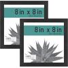 imageMCS Gallery Essential Frame Black Woodgrain 8 x 10 in 6 pkBlack Woodgrain