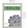 imageMCS Gallery Essential Frame Black Woodgrain 8 x 10 in 6 pkGray Wood Grain