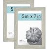 imageMCS Gallery Essential Frame Black Woodgrain 8 x 10 in 6 pkGray Woodgrain