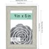 imageMCS Gallery Essential Frame Black Woodgrain 8 x 10 in 6 pkGray Woodgrain