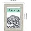 imageMCS Gallery Essential Frame Black Woodgrain 8 x 10 in 6 pkGrey Woodgrain
