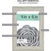 imageMCS Gallery Essential Frame Black Woodgrain 8 x 10 in 6 pkGrey Woodgrain