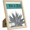 imageMCS Gallery Essential Frame Black Woodgrain 8 x 10 in 6 pkNatural Woodgrain