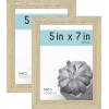 imageMCS Gallery Essential Frame Black Woodgrain 8 x 10 in 6 pkNatural Woodgrain