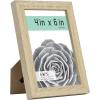 imageMCS Gallery Essential Frame Black Woodgrain 8 x 10 in 6 pkNatural Woodgrain