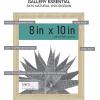 imageMCS Gallery Essential Frame Black Woodgrain 8 x 10 in 6 pkNatural Woodgrain