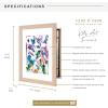 imageMCS Kids Artwork Frame Changeable Magnetic Picture Frame with Storage for Childrens Art 12 x 16 Inch with 9 x 12 Inch Mat BlackNatural Woodgrain