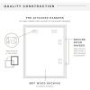 imageMCS Kids Artwork Frame Changeable Magnetic Picture Frame with Storage for Childrens Art 12 x 16 Inch with 9 x 12 Inch Mat BlackNatural Woodgrain