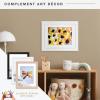 imageMCS Kids Artwork Frame Changeable Magnetic Picture Frame with Storage for Childrens Art 12 x 16 Inch with 9 x 12 Inch Mat BlackWhite