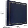 imageMCS Library Collection 400Pocket 4x6 Photo Album 80 Pages BlueBlue