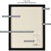 imageMCS Linen Lined Shadow Box Frame 10x10 BlackBlack