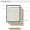 imageMCS Linen Lined Shadow Box Frame 10x10 BlackBlack