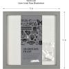 imageMCS Linen Lined Shadow Box Frame 10x10 BlackGrey
