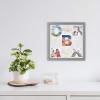 imageMCS Linen Lined Shadow Box Frame 10x10 BlackGrey