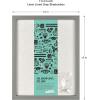imageMCS Linen Lined Shadow Box Frame 10x10 BlackGrey