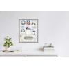 imageMCS Linen Lined Shadow Box Frame 10x10 BlackGrey