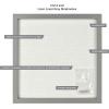 imageMCS Linen Lined Shadow Box Frame 10x10 BlackGrey