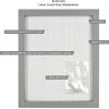 imageMCS Linen Lined Shadow Box Frame 10x10 BlackGrey