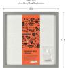 imageMCS Linen Lined Shadow Box Frame 10x10 BlackGrey