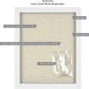 imageMCS Linen Lined Shadow Box Frame 10x10 BlackWhite