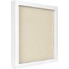imageMCS Linen Lined Shadow Box Frame 10x10 BlackWhite