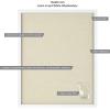 imageMCS Linen Lined Shadow Box Frame 10x10 BlackWhite