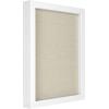 imageMCS Linen Lined Shadow Box Frame 10x10 BlackWhite
