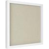 imageMCS Linen Lined Shadow Box Frame 10x10 BlackWhite